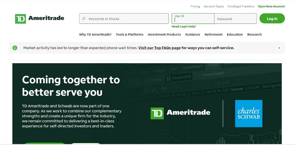 td ameritrade for forex